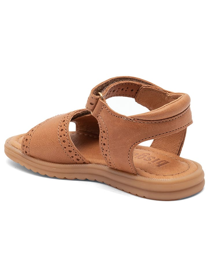 bisgaard Leder-Sandalen in Hellbraun günstig kaufen