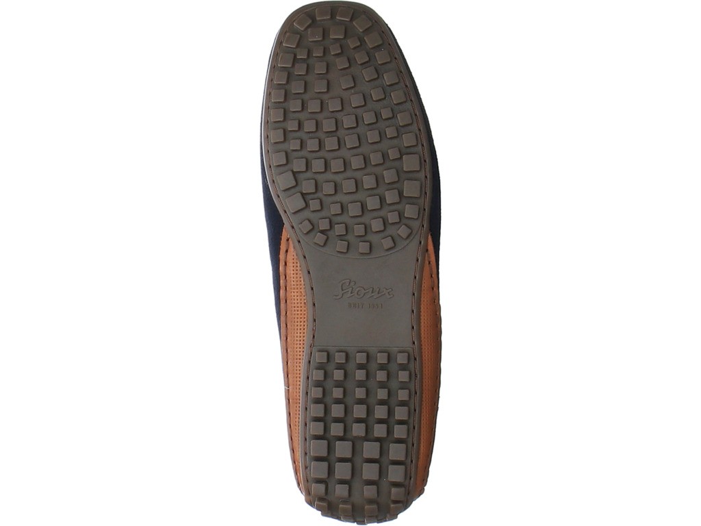 SIOUX Komfort Slipper blau