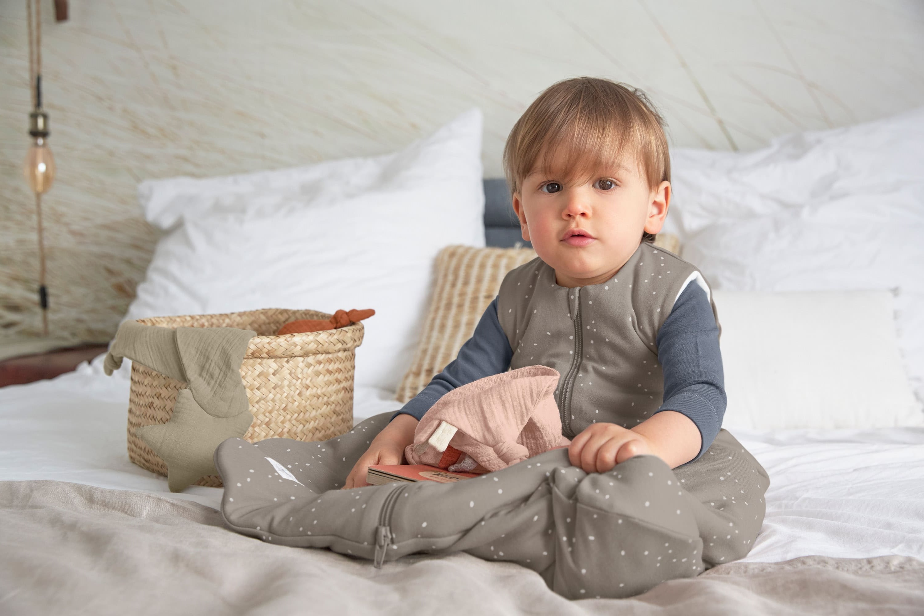 Babyschlafsack 2,5 TOG - Sprinkle Taupe