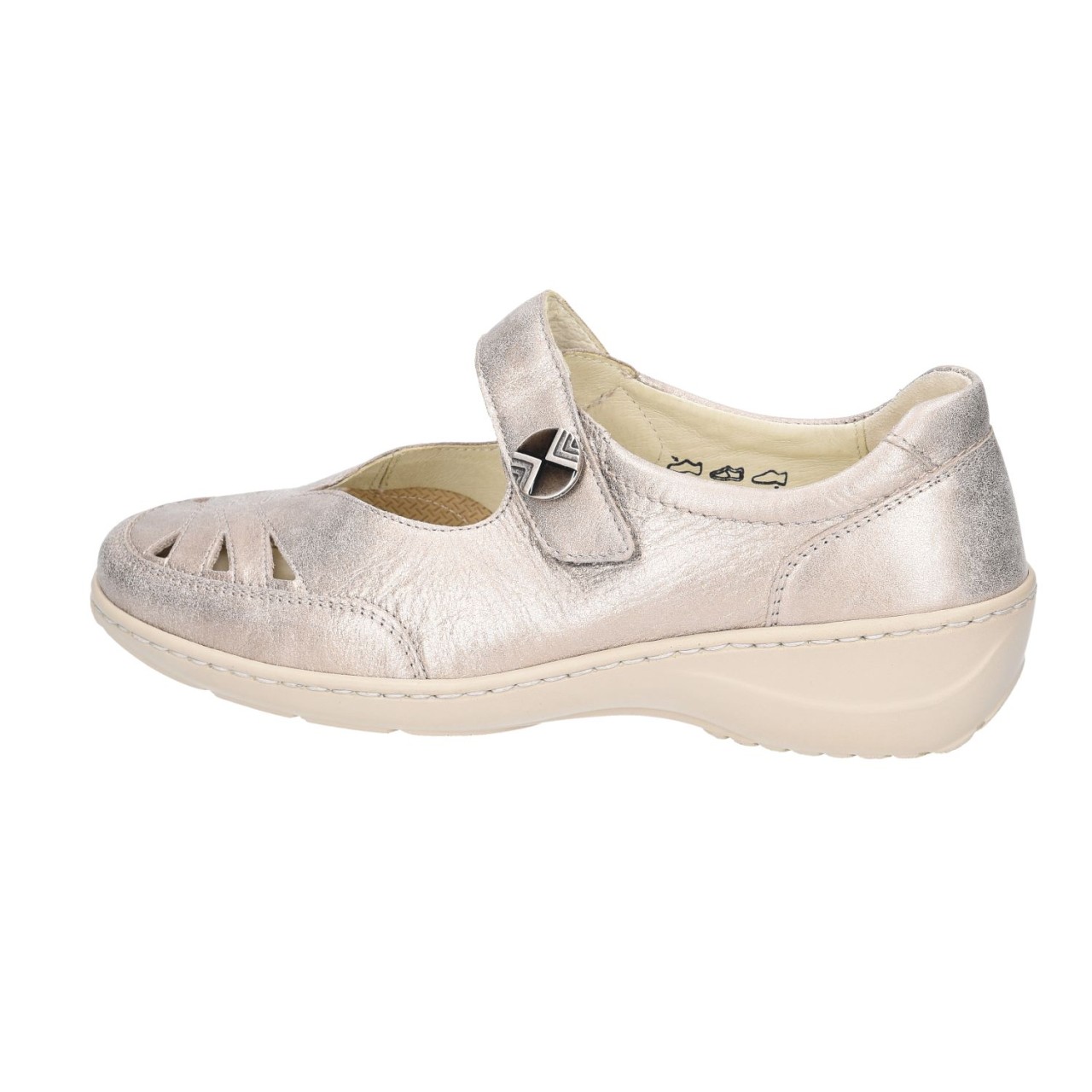WALDLÄUFER Ballerinas silber