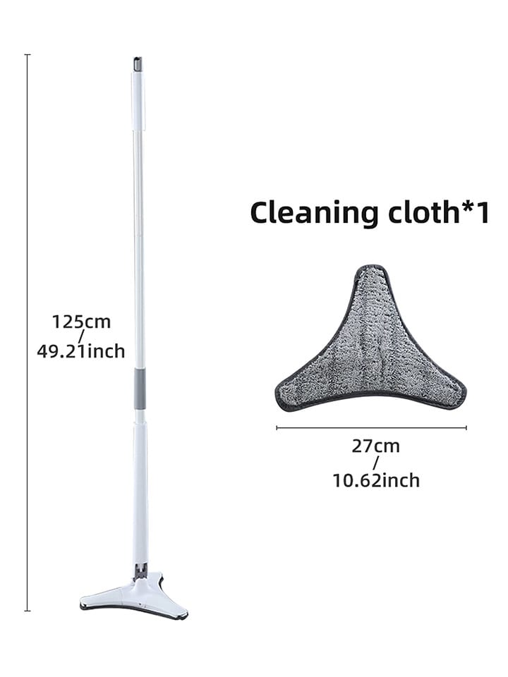 Joybos Bodenwischer in Weiß/ Grau - (H)125 cm günstig kaufen onesize