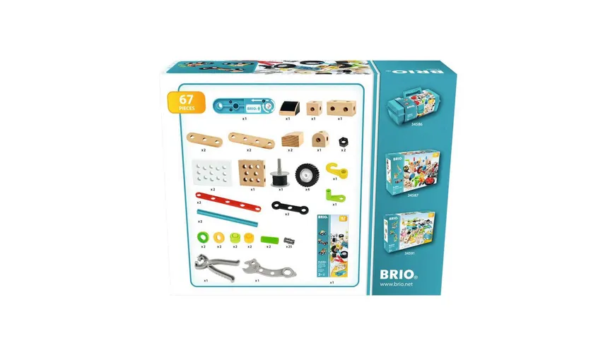 BRIO Builder - Nachziehmotor-Konstruktionsset