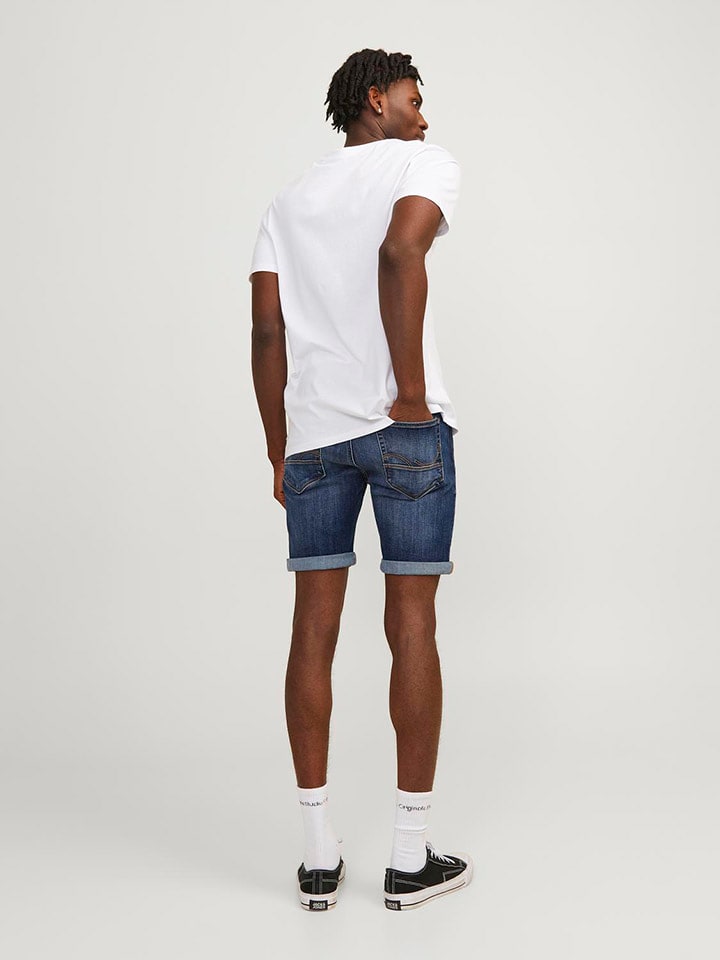 Jack & Jones Jeans-Shorts in Dunkelblau günstig kaufen