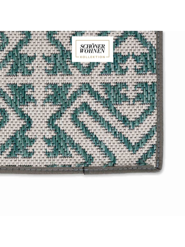 Schöner Wohnen Kollektion Outdoor Teppich PARKLAND in Aquamarin günstig kaufen