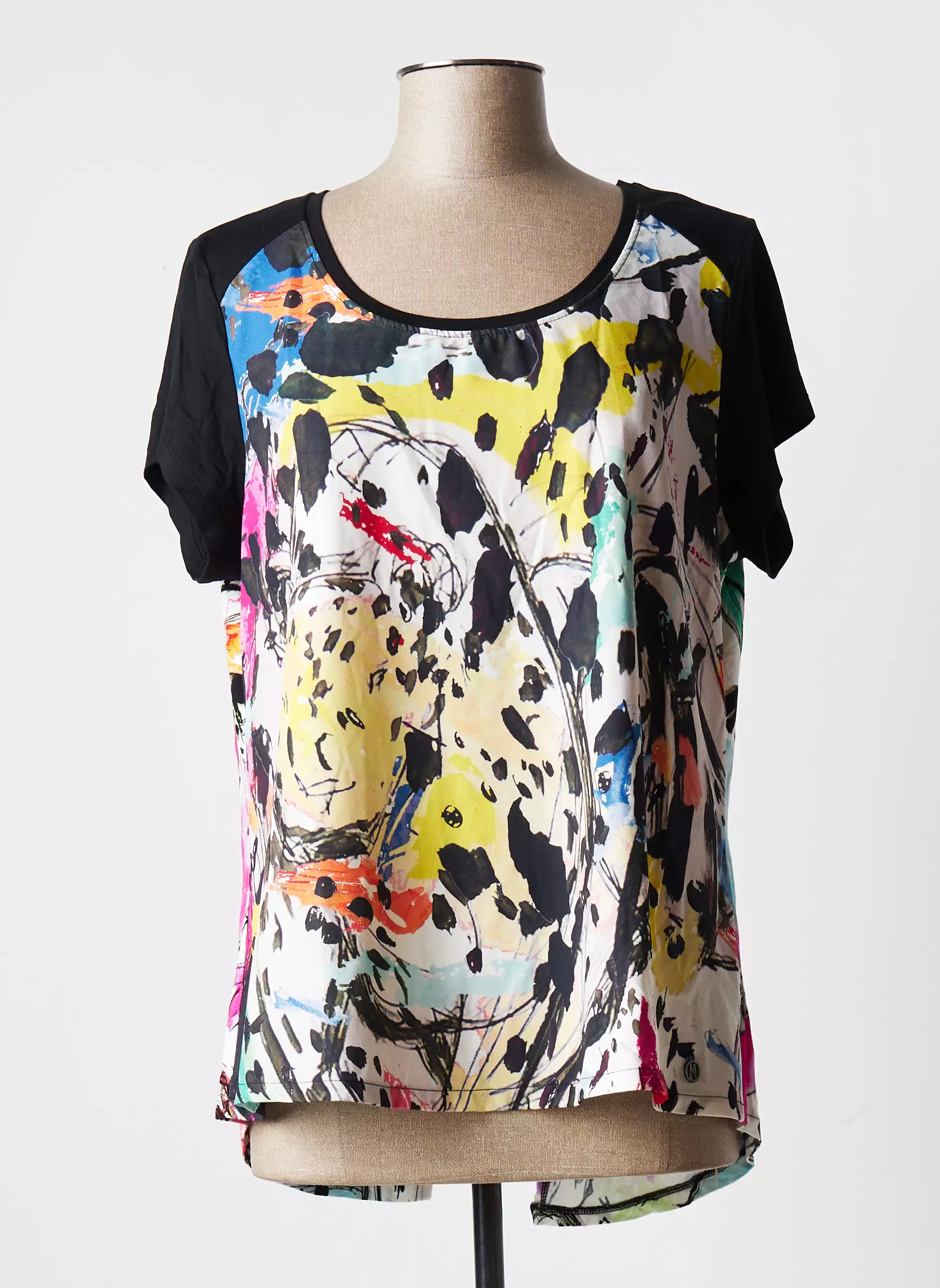 Maloka Tshirts Femme couleur noir