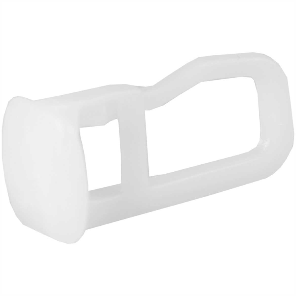 Gardinenschiene, Bestlivings, wird auf vorhandene Alu Gardinenschiene gesteckt, Vorhang-Gleiter (11x10mm) 50 Stück, Ideal für flache Vorhangschienen