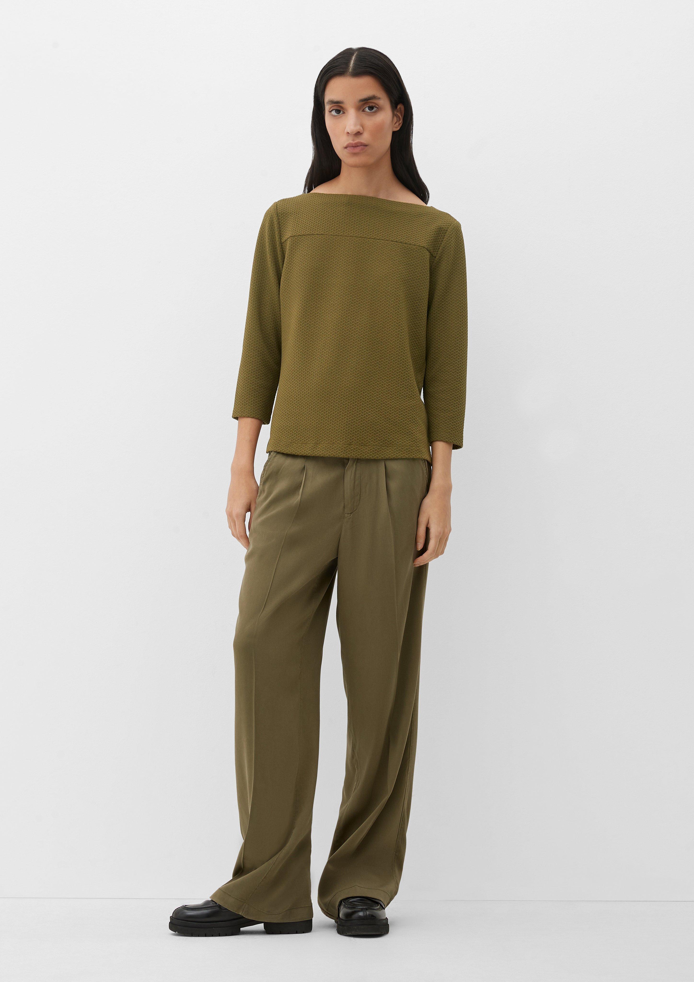 Longsleeve mit U-Boot-Ausschnitt  2129779-7723