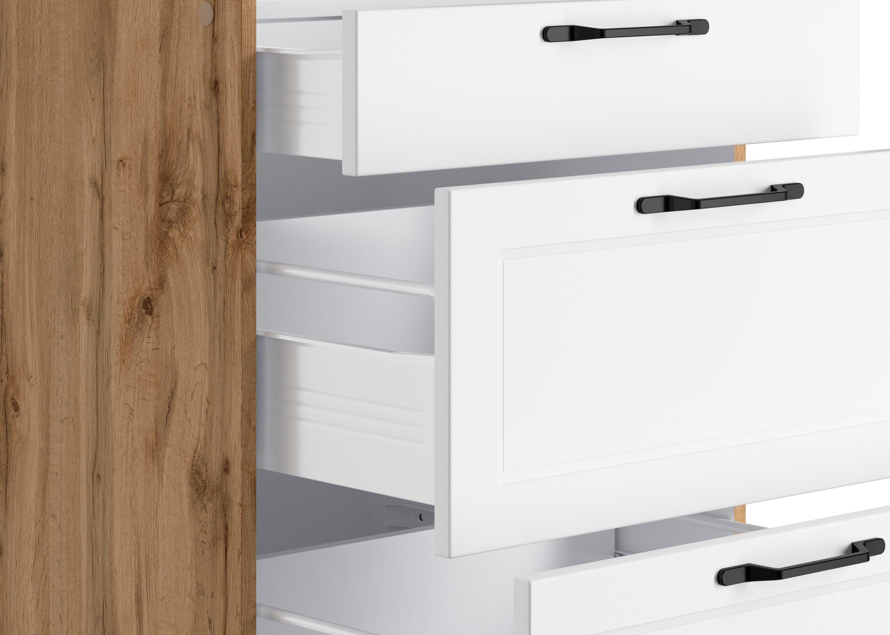 HELD MÖBEL Küche Lana, Stellbreite 240/300 cm, wahlweise mit oder ohne E-Geräte