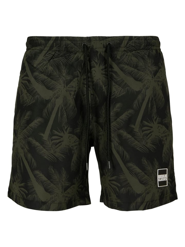 Urban Classics Urban Classics Badeshorts in palm/olive günstig kaufen