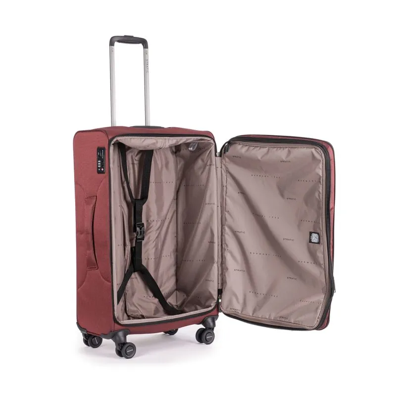 Stratic Bendigo Light + - Koffer-Set 3-teilig (S, M, L) - Rotwein