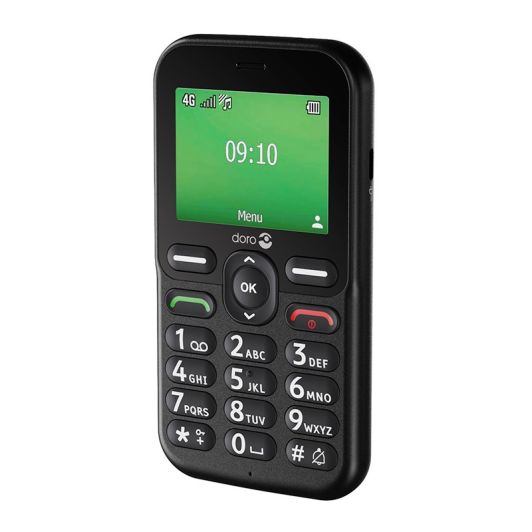 DORO Leva E10s 4G Telefon dla Seniorów Czarny