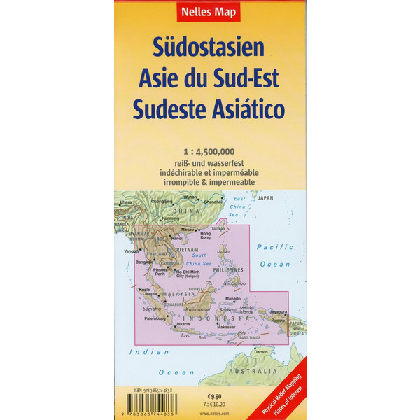 Nelles Map Southeast Asia  1 : 4 500 000 - Wanderkarte