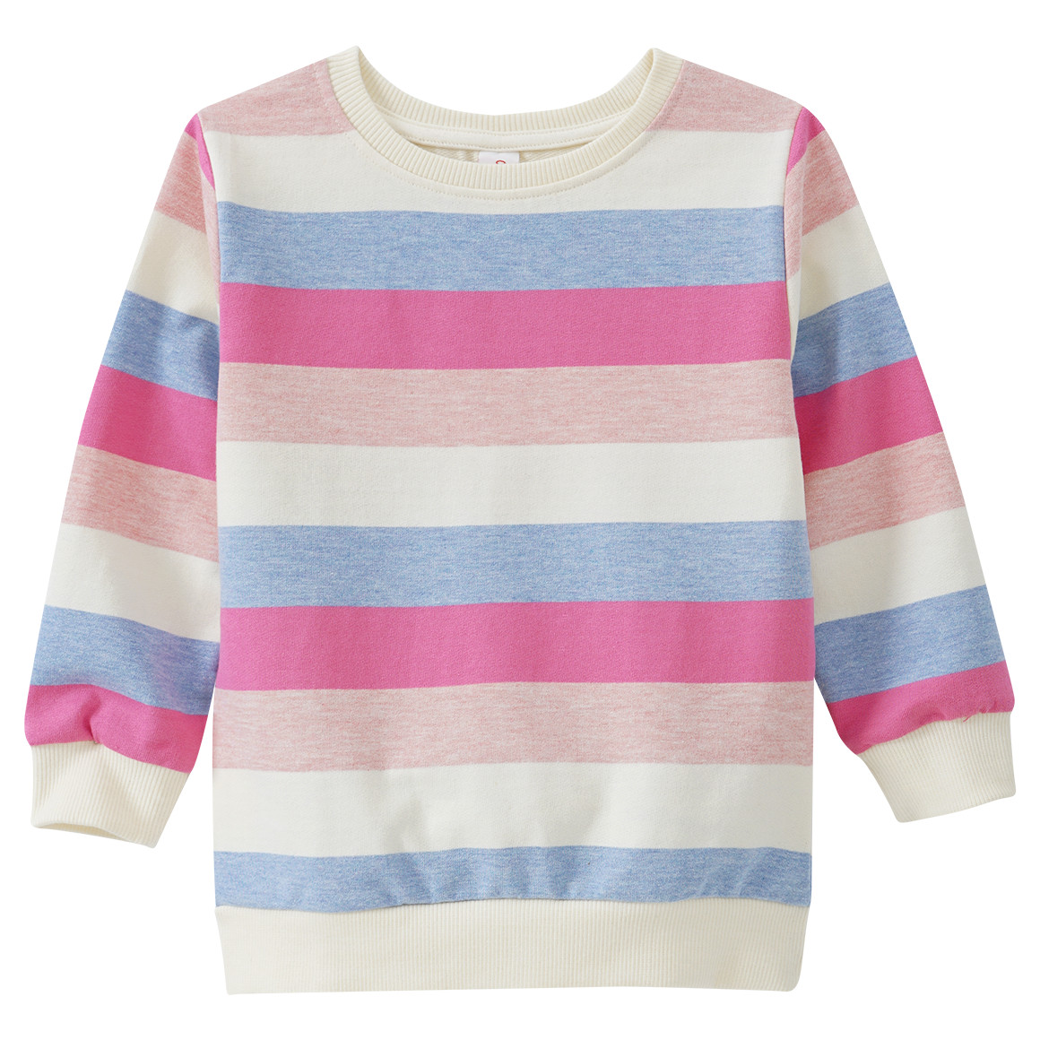 Mädchen Sweatshirt im Ringel-Look