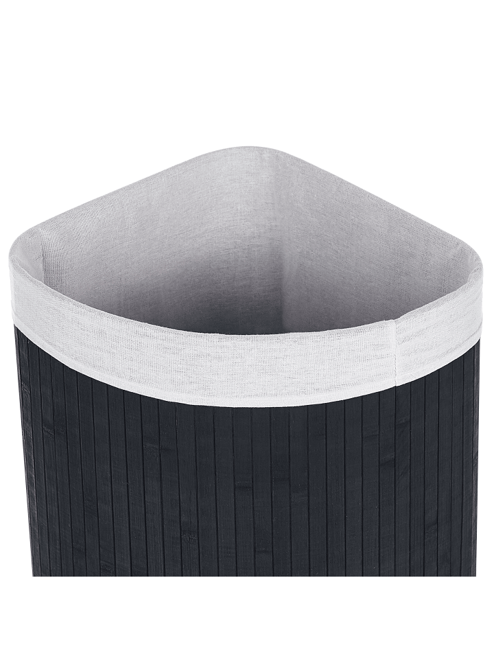 Beliani Wäschekörbe MATARA in Schwarz/Weiß - (W) 60 x (H) 60 x (L) 35 cm günstig kaufen onesize