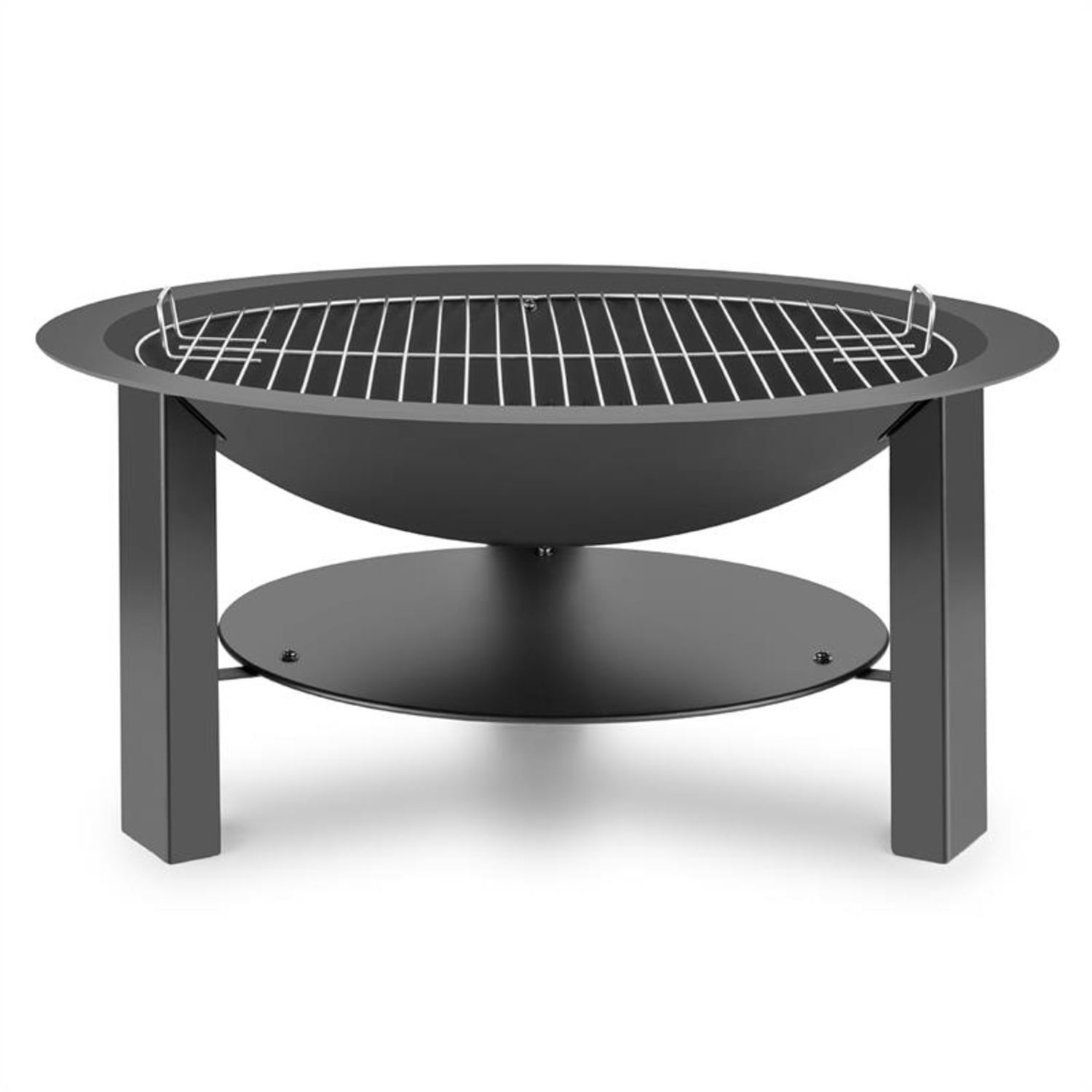 blumfeldt Feuerschale Mithras, Feuerschale Garten Grill Funkenschutz Feuerkorb Feuerstelle Outdoor