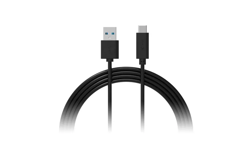 Xlayer Kabel Colour Line Typ C (USB-C) to USB 3.0 1m Black