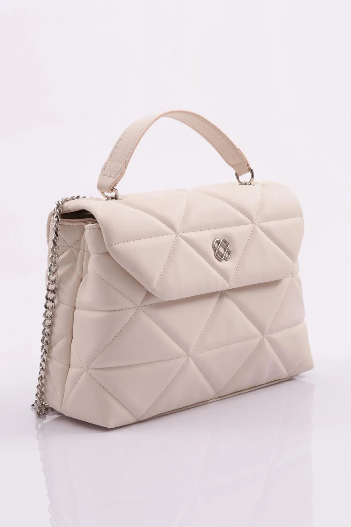 DGN  7267 Modell Beige Damen Schulter- und Umhängetasche