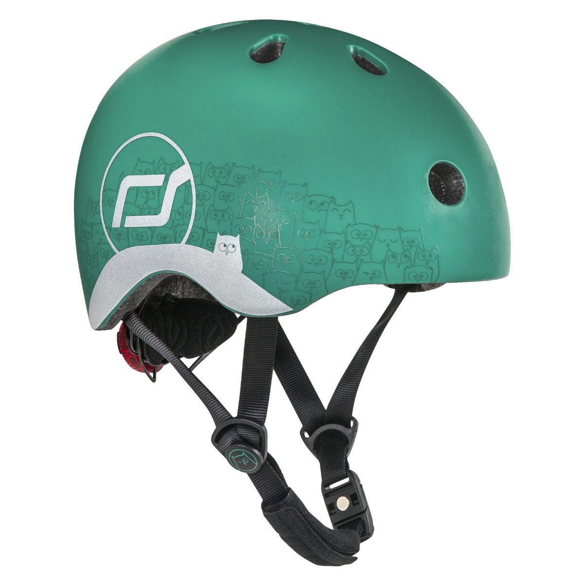 Scoot and Ride Kinderhelm Highwaykick Reflective Helmet XXS-S - Reflektierender Sicherheitshelm für Kinder