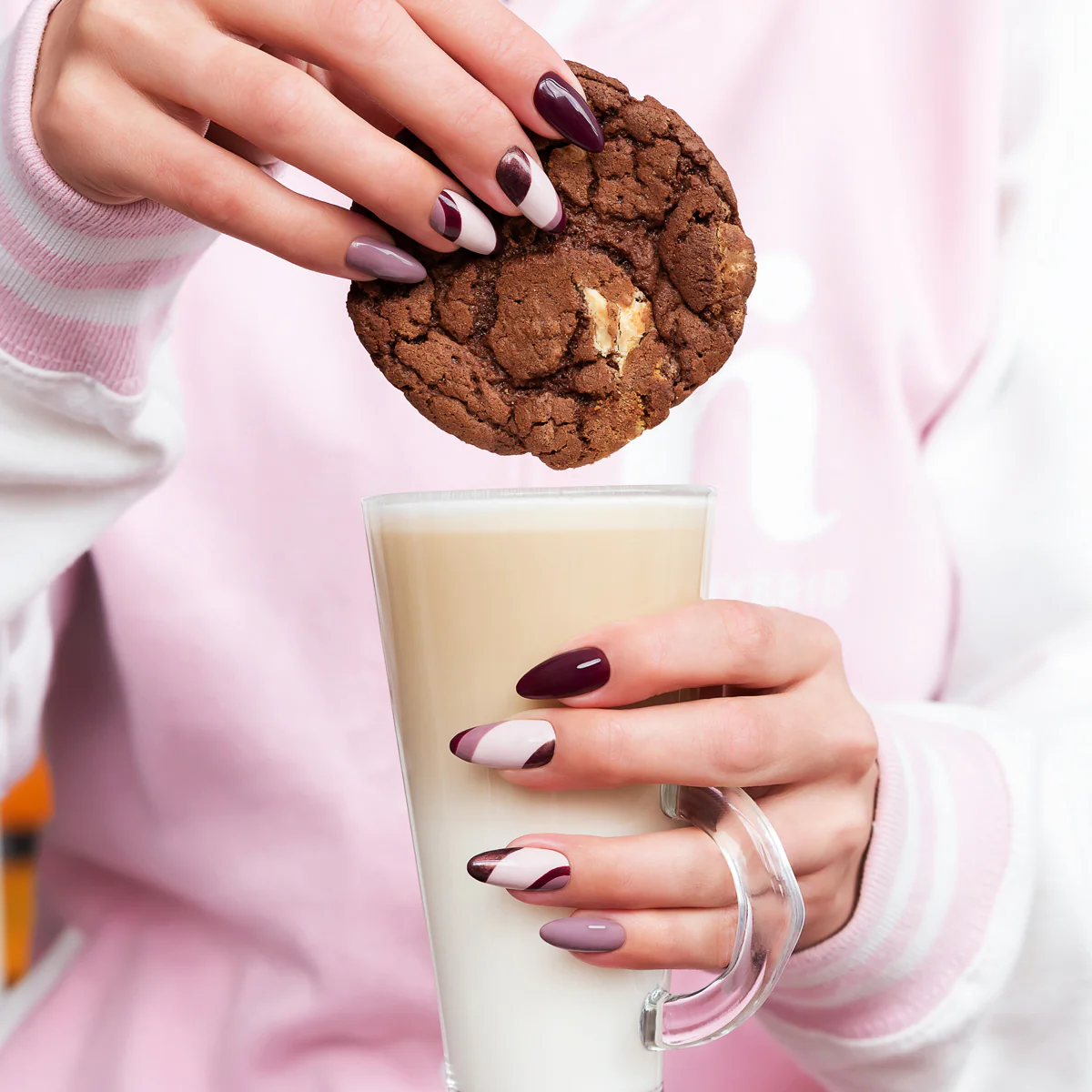 Esmalte em gel UV Choco&Latte Semi-Permanente - Esmalte com Efeito Gel
