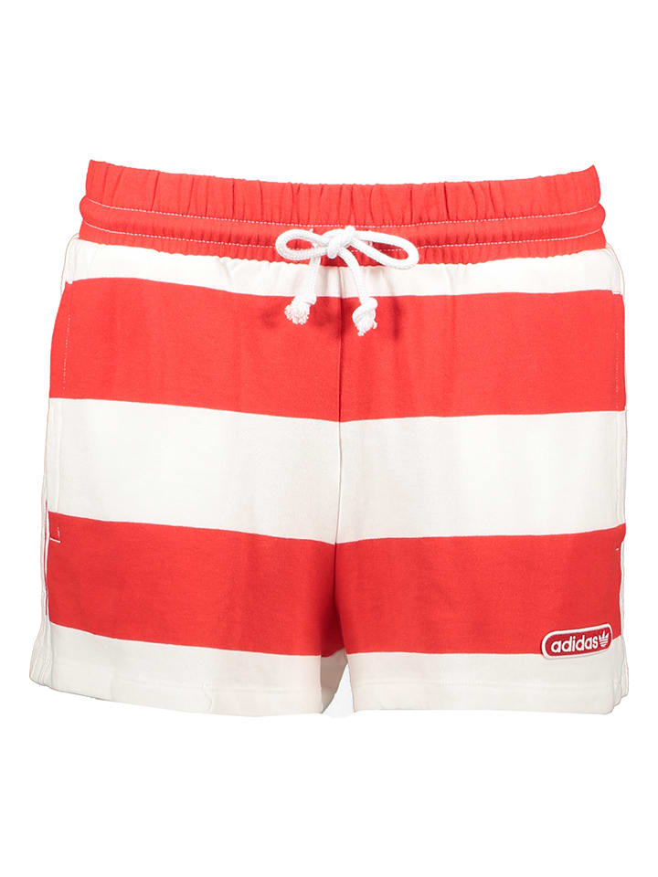 adidas Shorts in Rot/ Weiß günstig kaufen