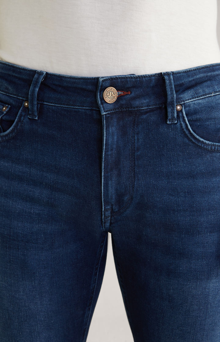 Velvet Touch Jeans Stephen in Dunkelblau Washed