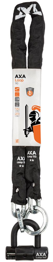 Axa Loop 110 Kettenschloss inkl. Hängeschloss kaufen | Bike-Discount