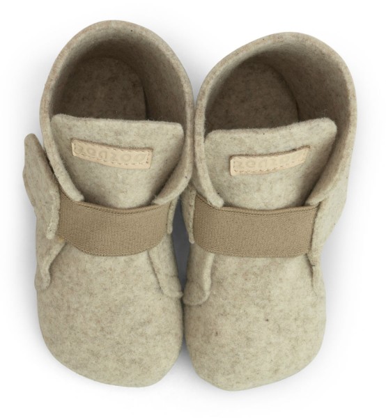 ZeaZoo ~ Hausschuh Bambi Wollfilz ~ Beige