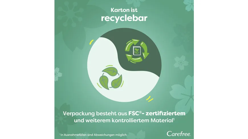 Carefree FlexiComfort Normal x44 Slipeinlagen ohne Duft