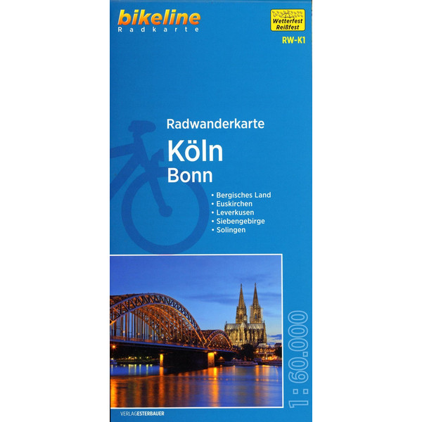 Bikeline Radwanderkarte Köln / Bonn 1 : 60 000 - Fahrradkarte