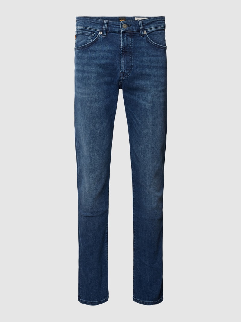 Slim Fit Jeans mit Stretch-Anteil Modell 'Re.main' in dunkelblau