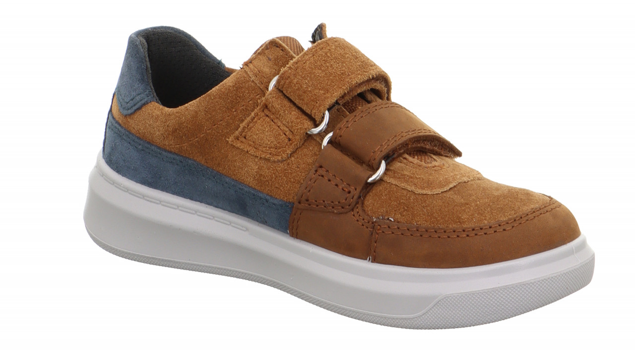 COSMO - Braun/BlauSneaker low mit Klettverschluss