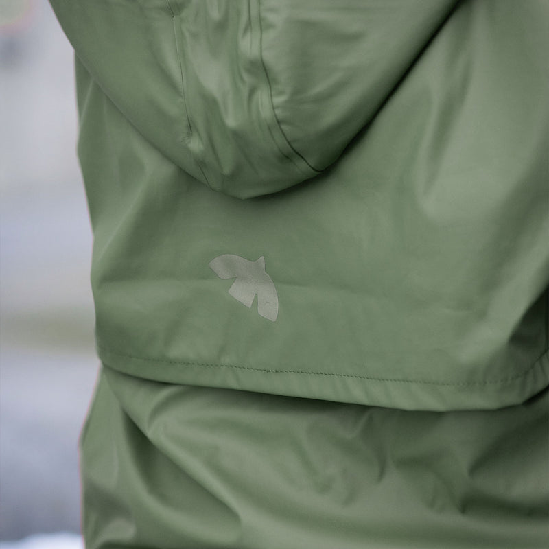 aarhus rain jacket wool palma - Grün