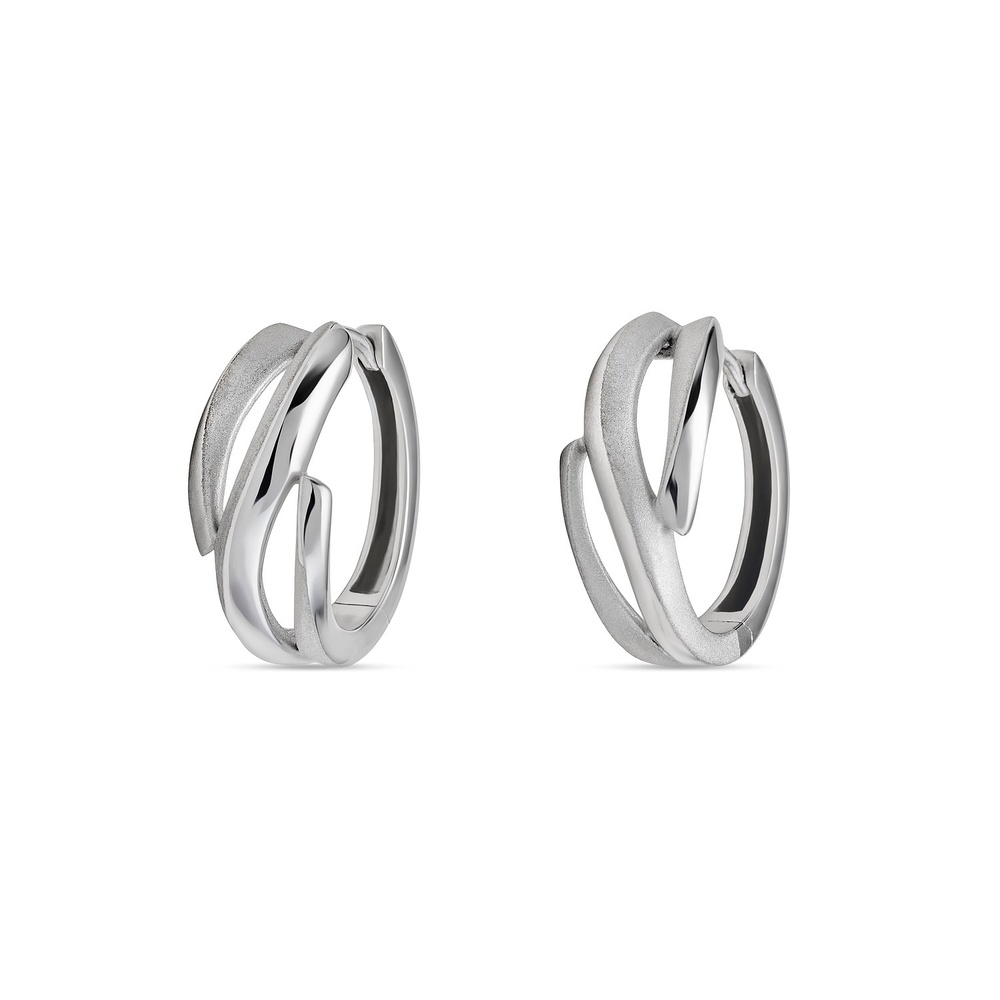 FAVS Créoles 925 Argent Boucles d'oreilles