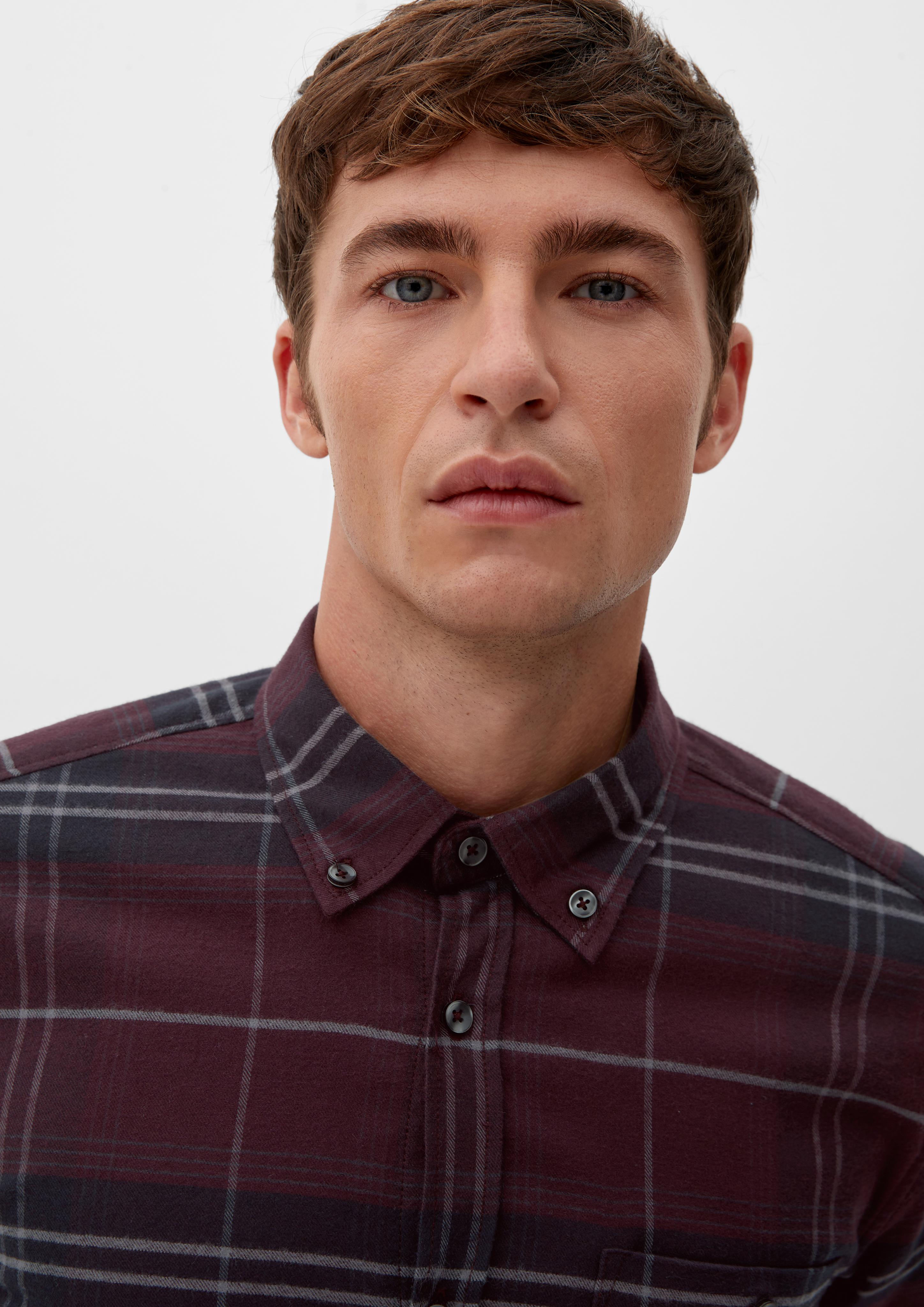 Regular: Twill-Hemd mit Karomuster  2125764-49N1
