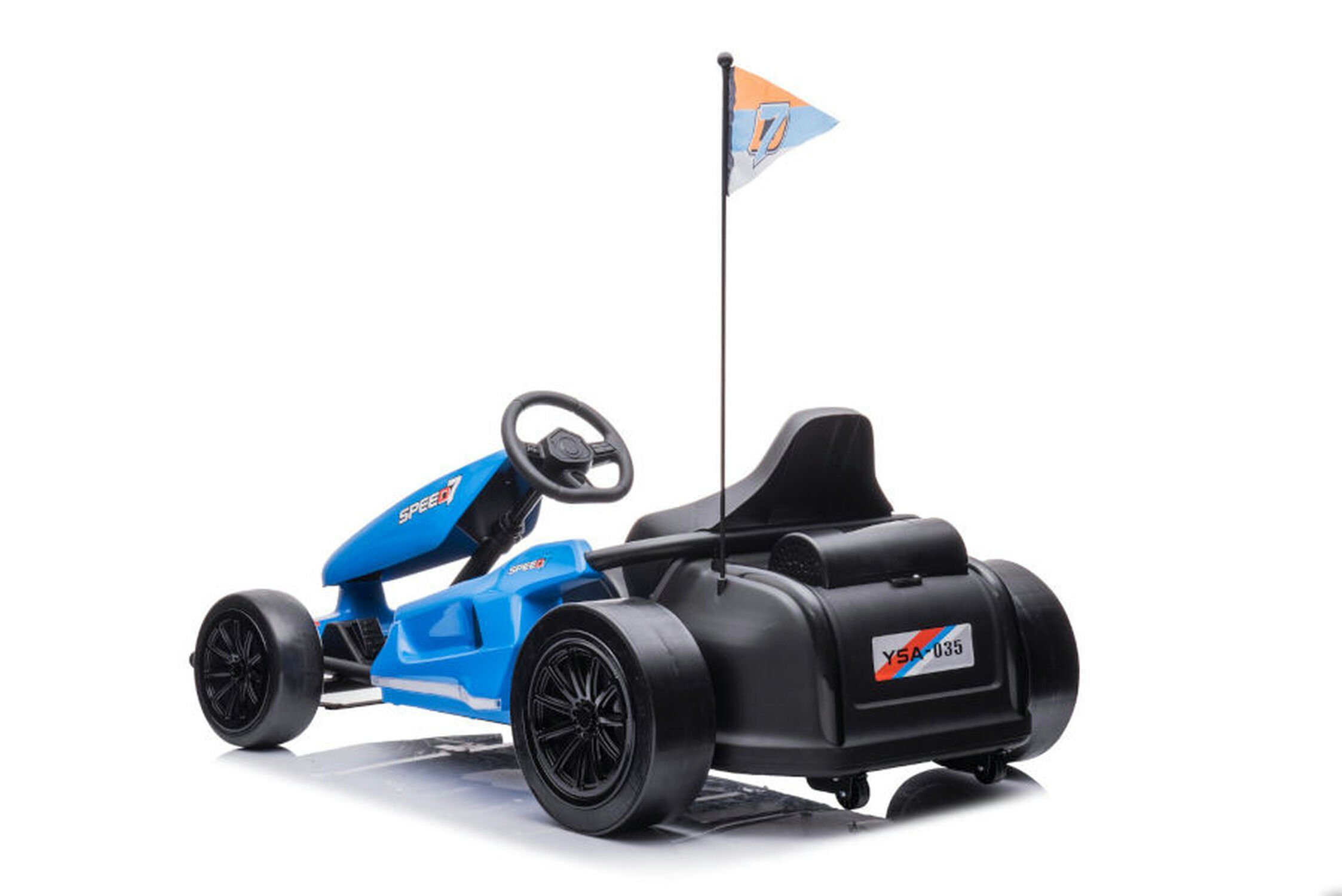 TPFLiving electric children's quad eDrift car - battery: 2 x 12 volts/7Ah, load capacity 60 kg, children's car - electric car - electric go-kart