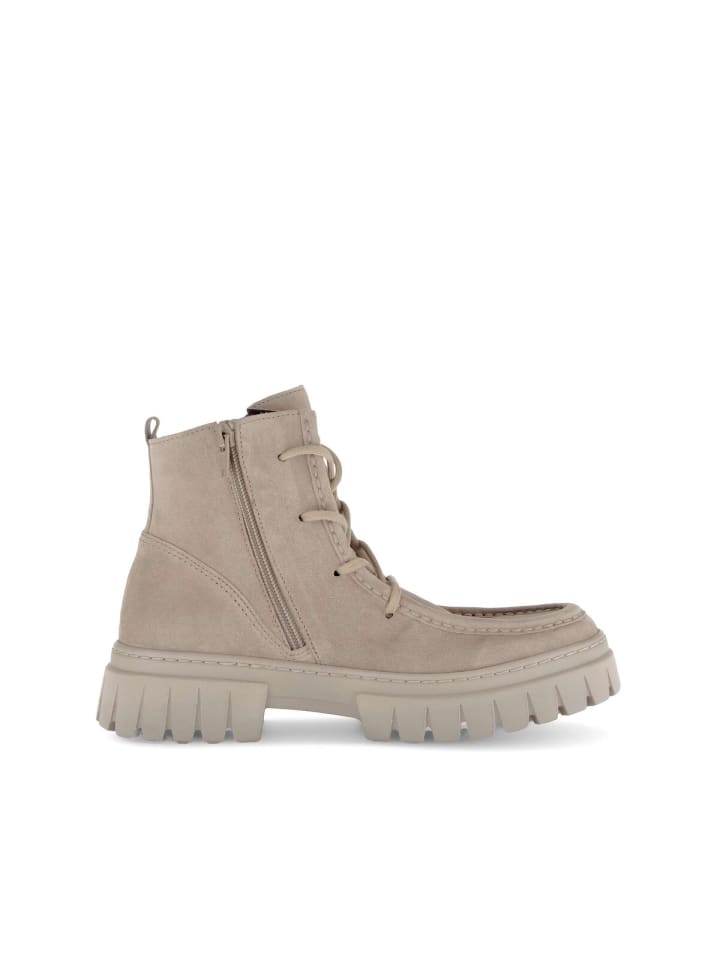 Gabor Comfort Schnürstiefeletten in beige günstig kaufen