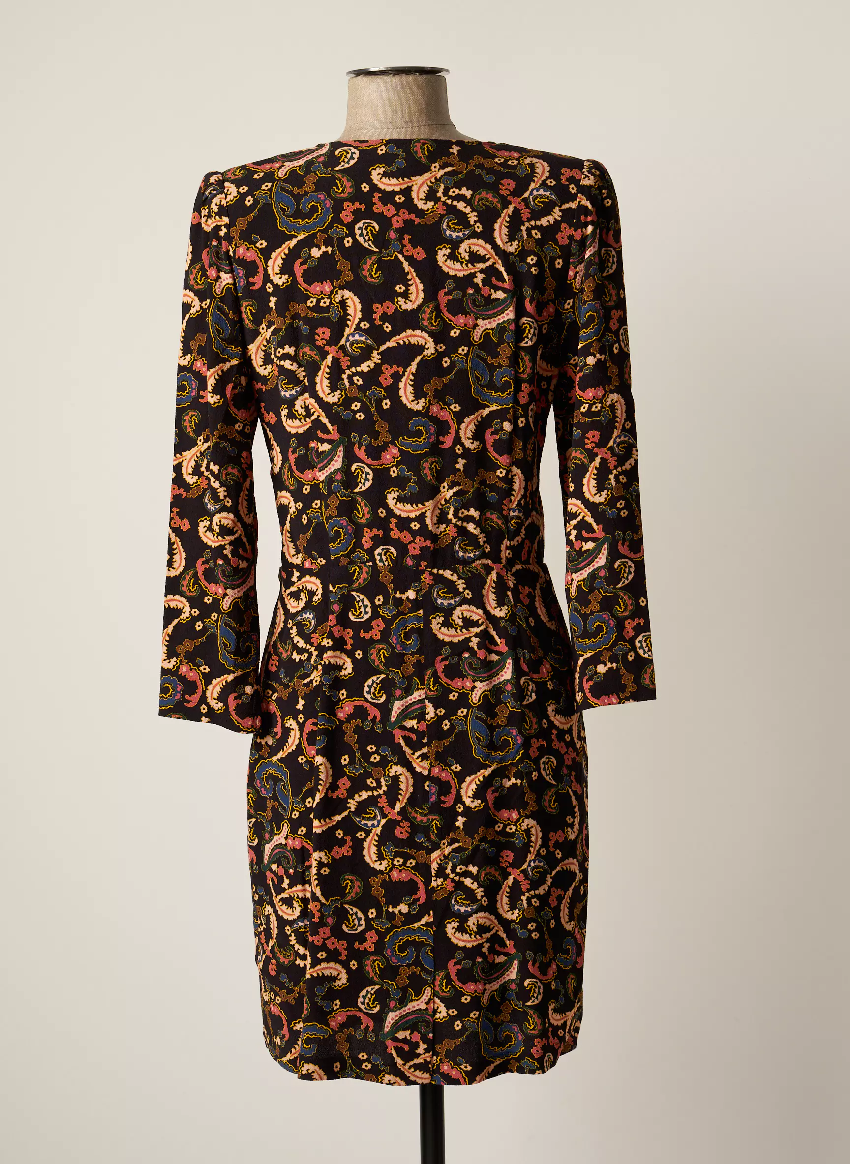 Pablo Robes Mi Longues Femme couleur noir