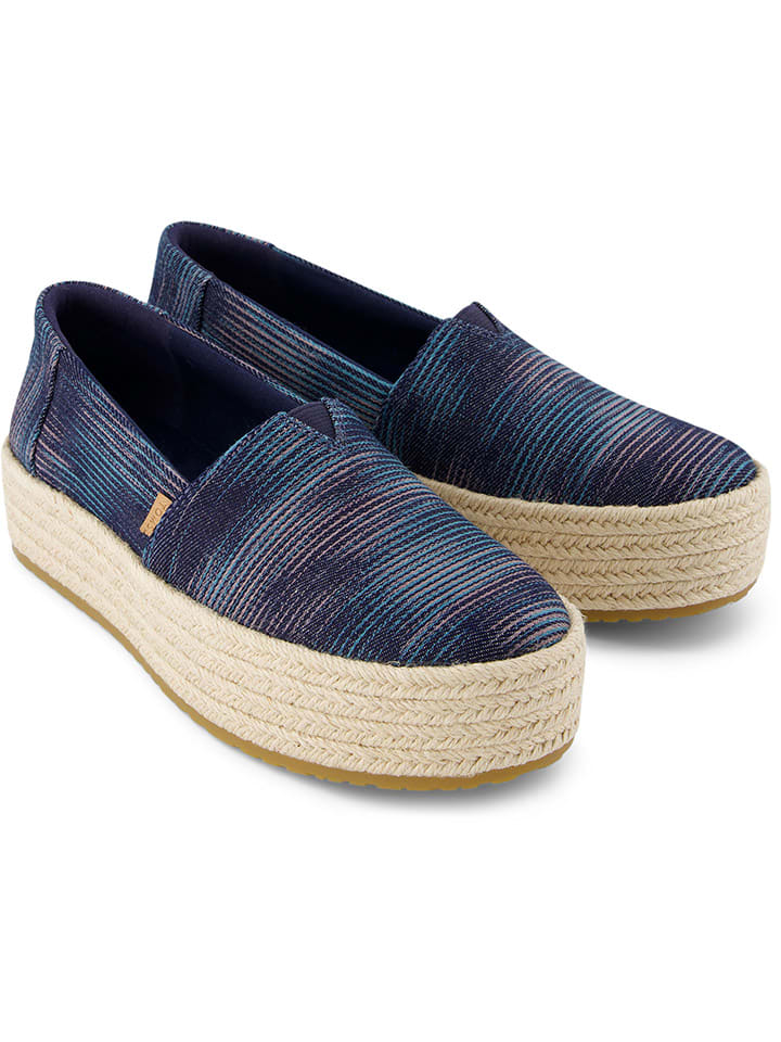 TOMS Espadrilles in Dunkelblau günstig kaufen