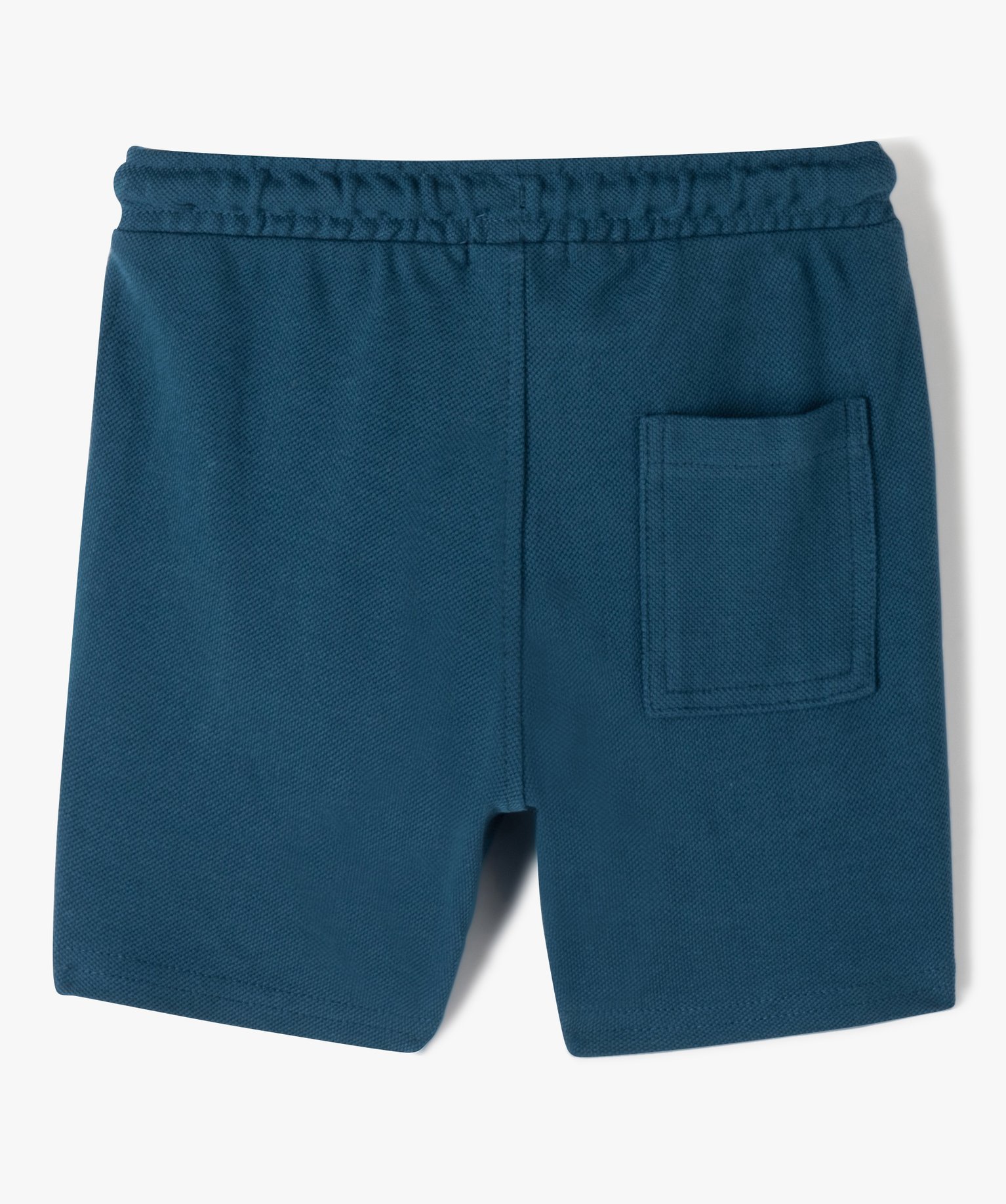 Short bébé Garçon en maille piquée à taille élastiqué... bleu | GEMO