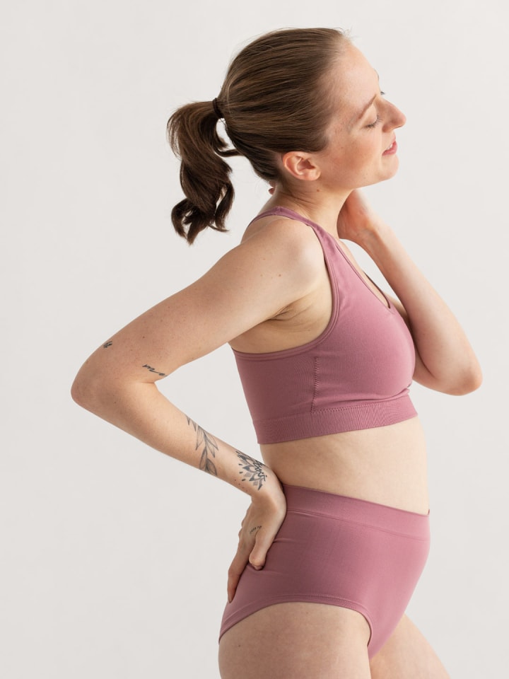 Erlich Textil  Bustier ENJA in mauve günstig kaufen
