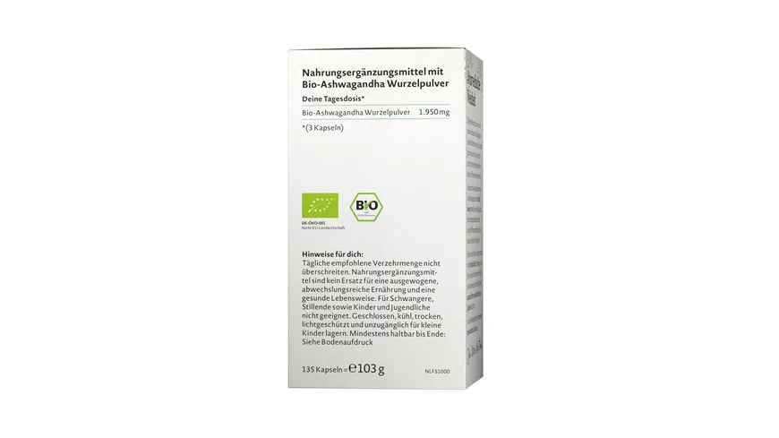 NATURE LOVE Bio Ashwagandha 103 g