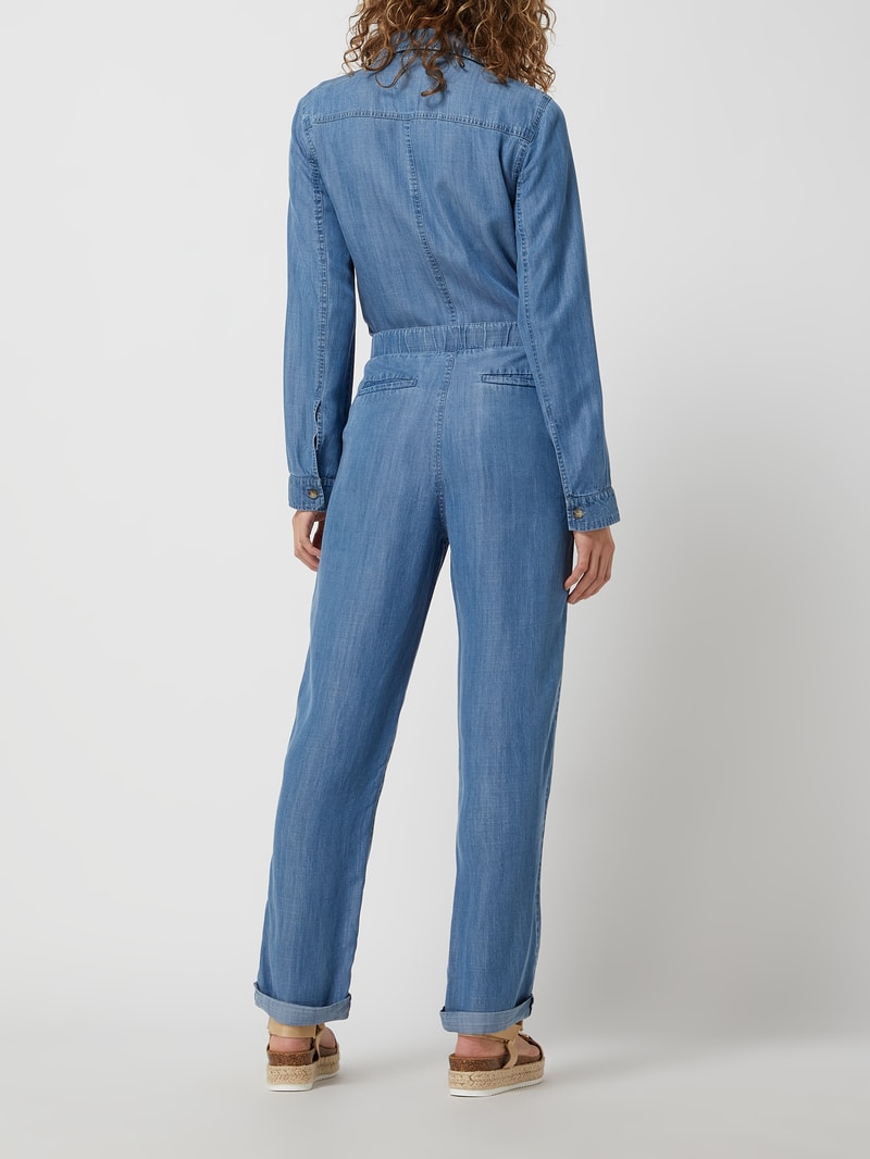 Jumpsuit aus Light-Denim in jeans