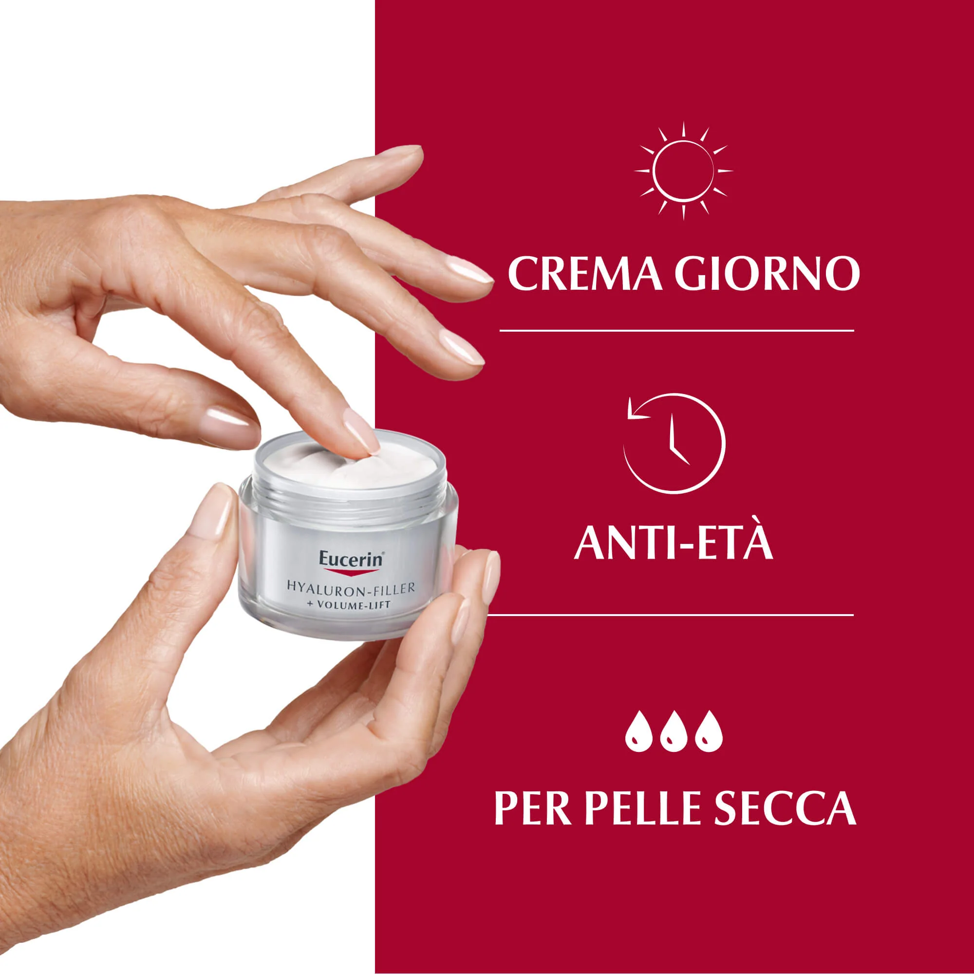 Hyaluron-Filler + Volume-Lift Dnevna krema s Hyaluron-Filler + Volume-Lift za suhu kožu - Dnevna krema za lifting