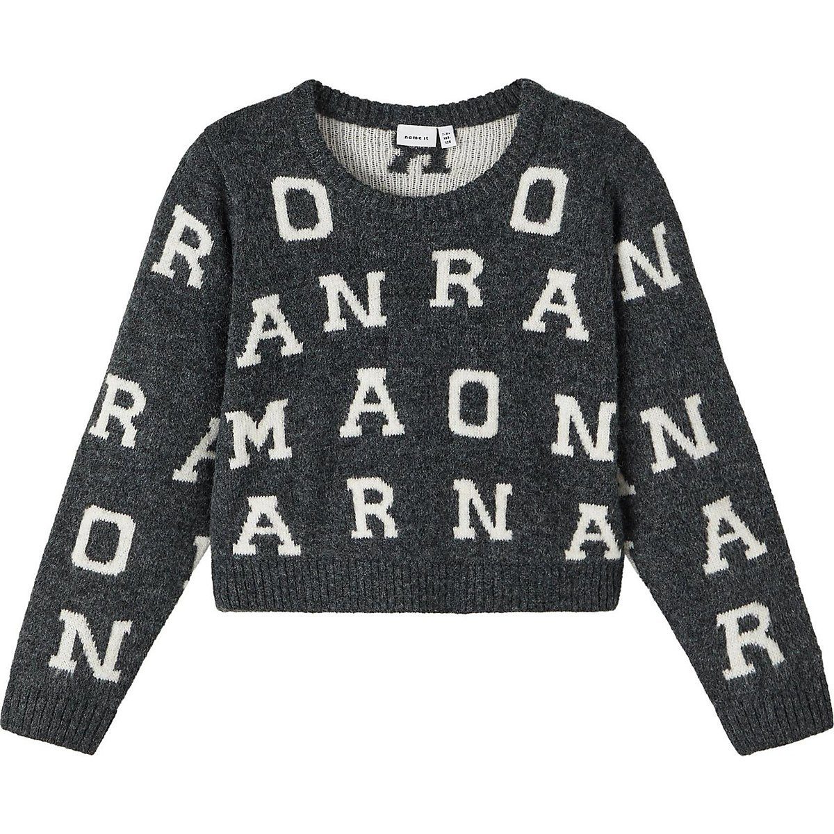 Name It Rundhalspullover Pullover NKFNEIFY für Mädchen