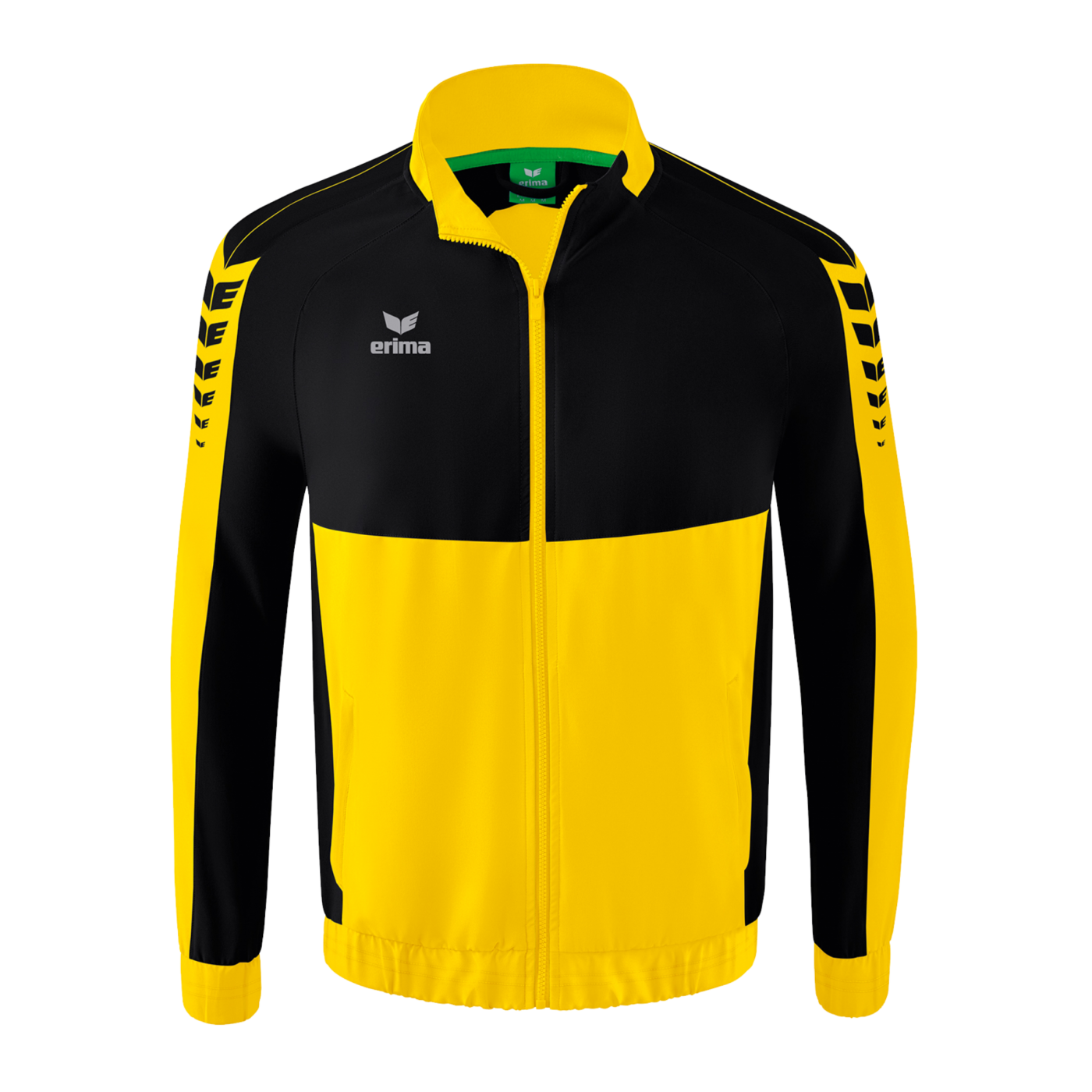 Erima Six Wings Präsentationsjacke Gelb Schwarz