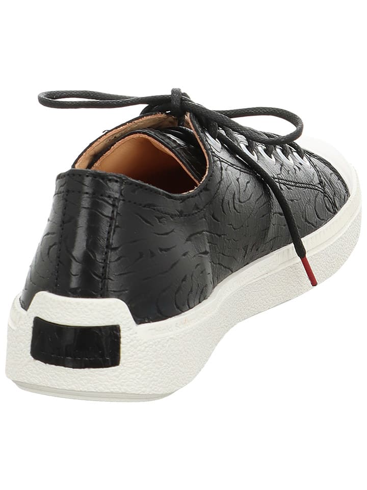 Think! Leder-Sneakers in Schwarz günstig kaufen