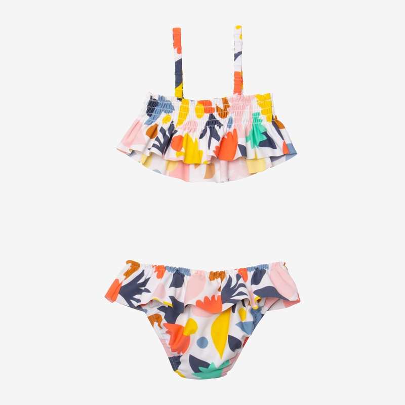 2 pièces bébé fille pop couleur blanc Catimini
