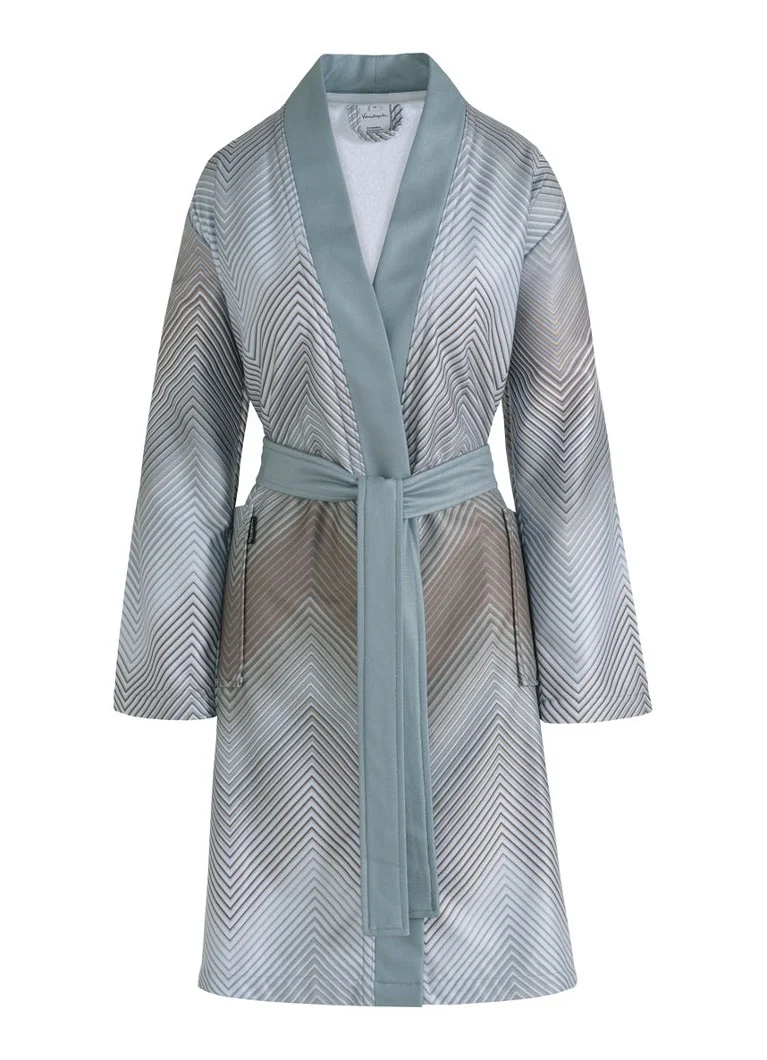 Halat de baie Vandyck Bella cu imprimeu - Unisex