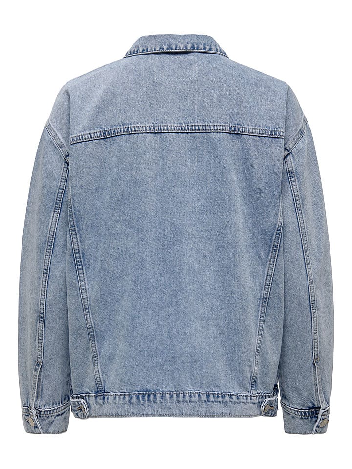 ONLY Carmakoma Jeansjacke in Hellblau günstig kaufen