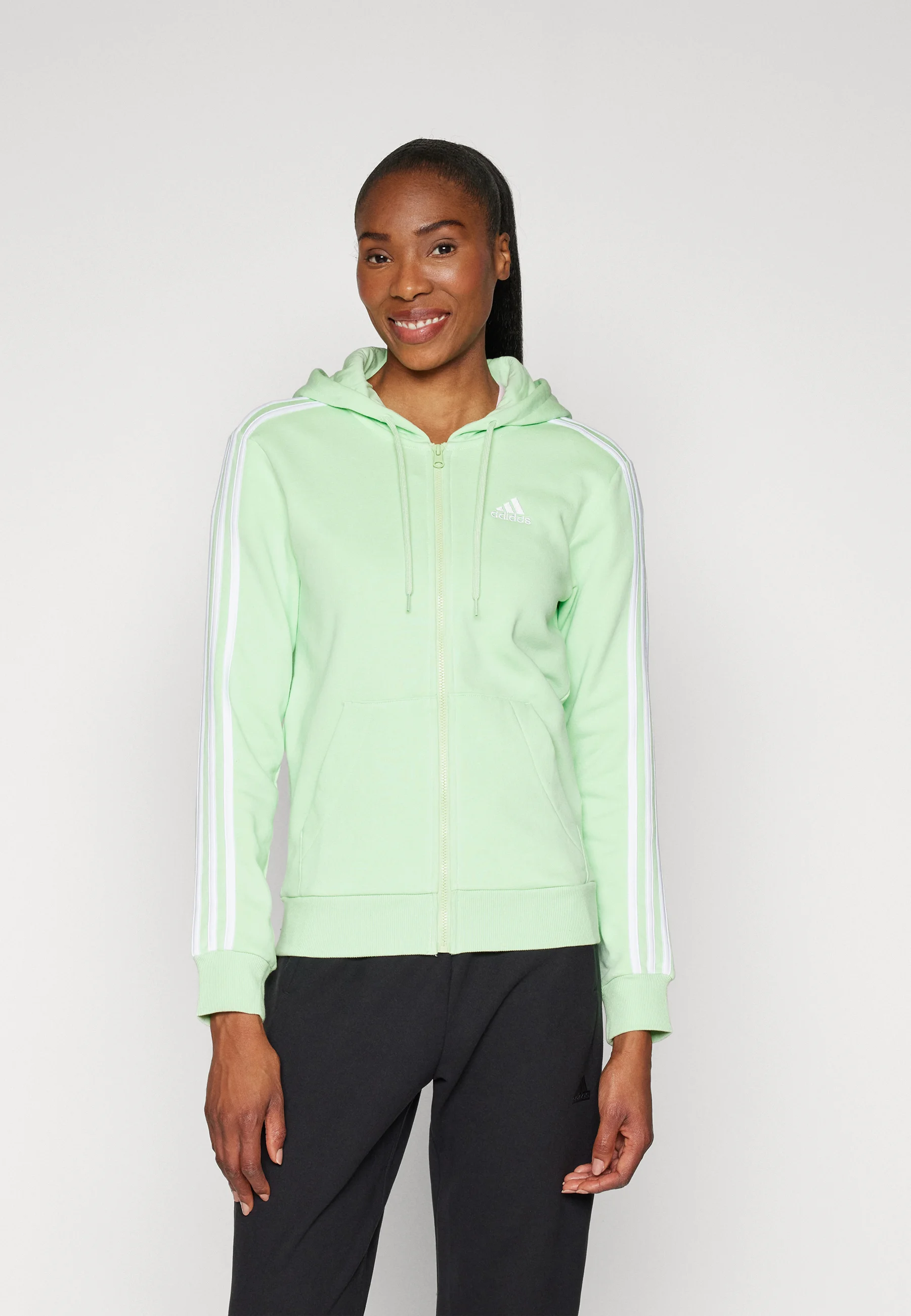adidas Sportswear ESSENTIALS FULL-ZIP HOODIE - Sudadera con cremallera